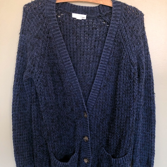 Garage chunky blue and black cardigan - Picture 3 of 3
